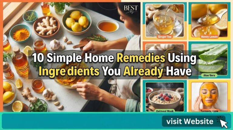 Simple remedies using kitchen ingredients