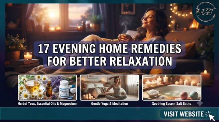 17 Evening Home Remedies for Better Relaxation