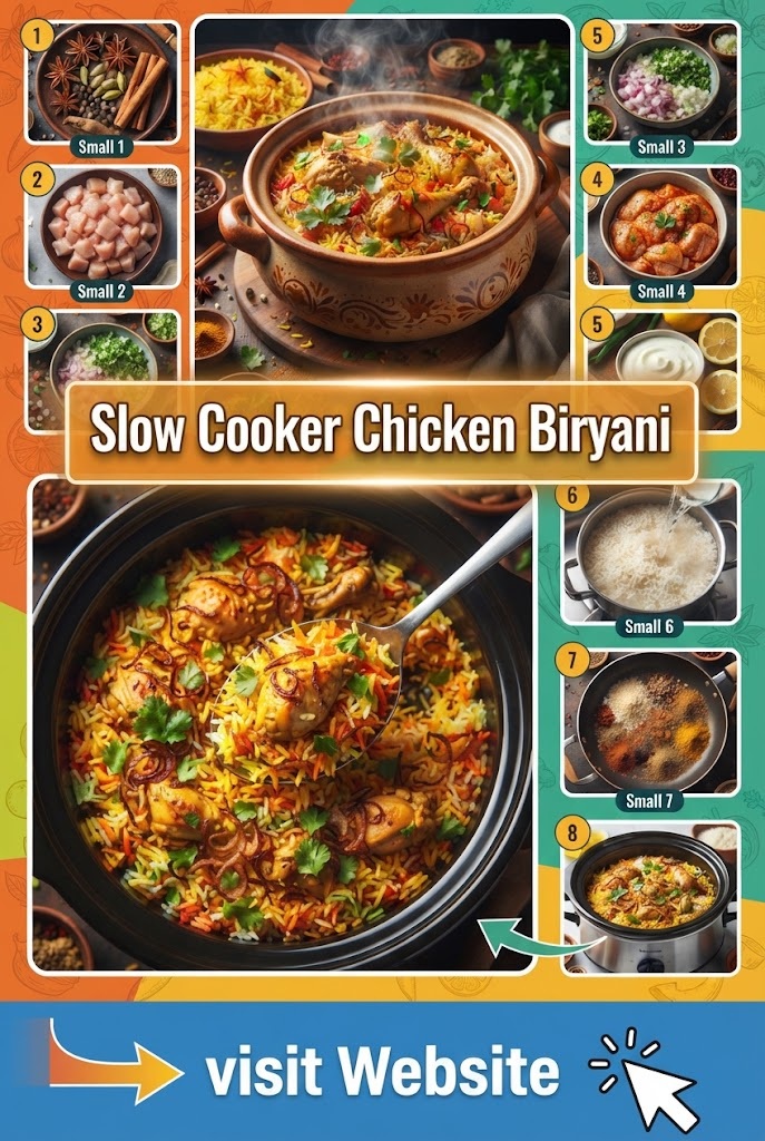 Slow Cooker Chicken Biryani