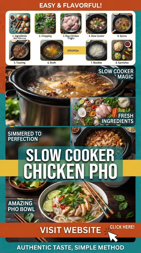 Slow Cooker Chicken Pho