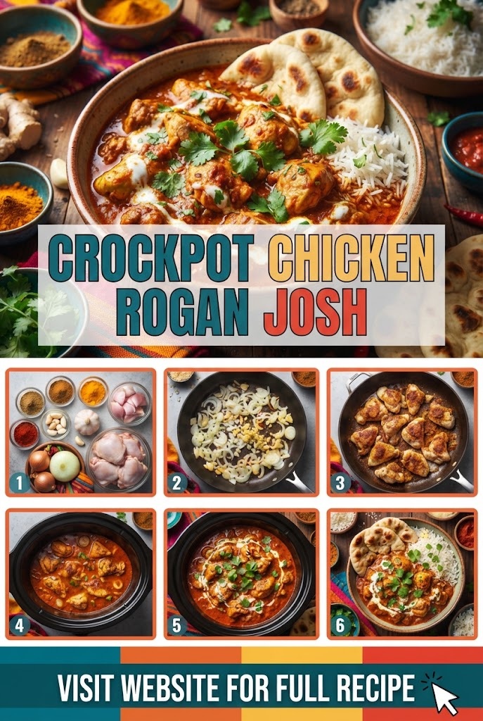 Crockpot Chicken Rogan Josh