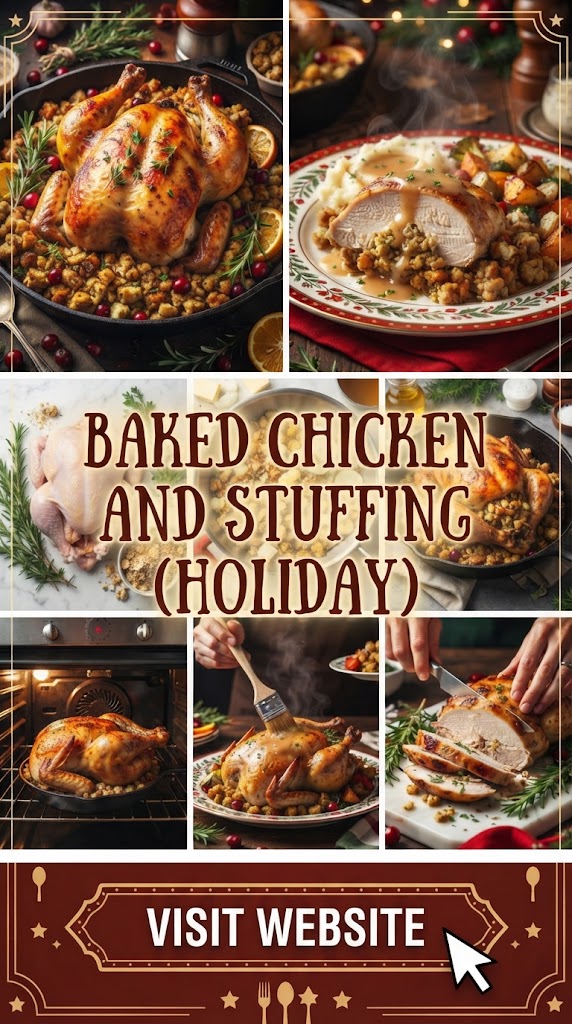 Baked Chicken and Stuffing (Holiday)