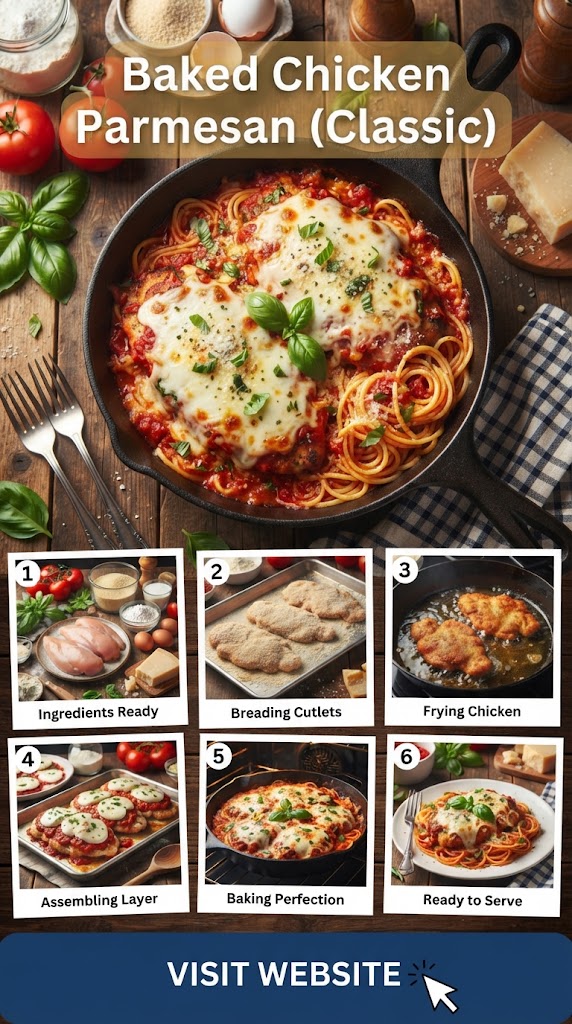 Baked Chicken Parmesan (Classic)