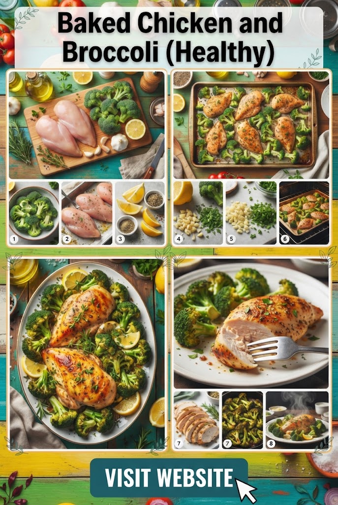 Baked Chicken and Broccoli (Healthy)