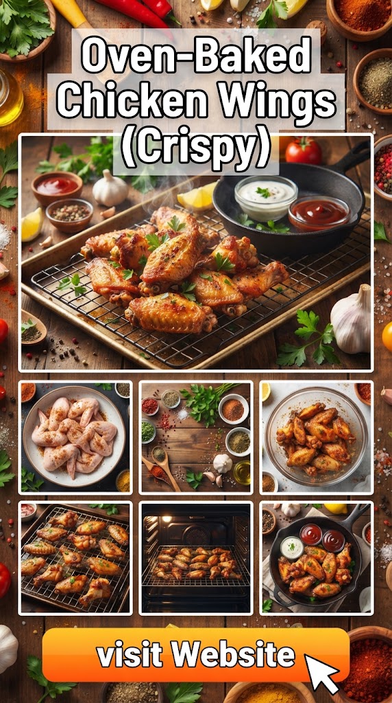 Oven-Baked Chicken Wings (Crispy)