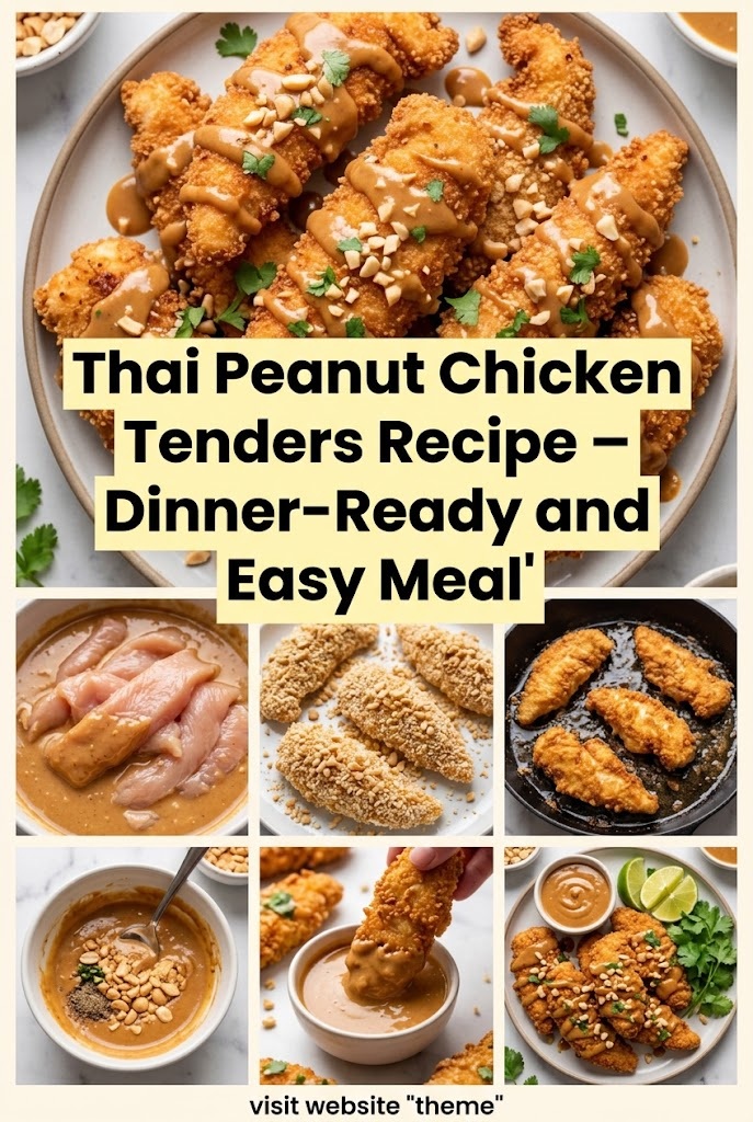 Thai Peanut Chicken Tenders Recipe – Dinner-Ready and Easy Meal